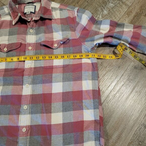 American Eagle Super Soft Classic Fit Flannel Long Sleeve Button Up Mens Medium - Picture 5 of 7